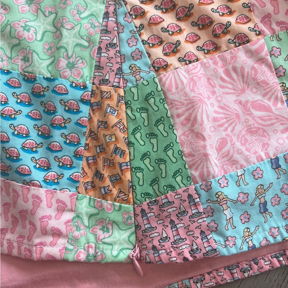 Vineyard Vines Colorful Patchwork Halter Top Size… - image 7